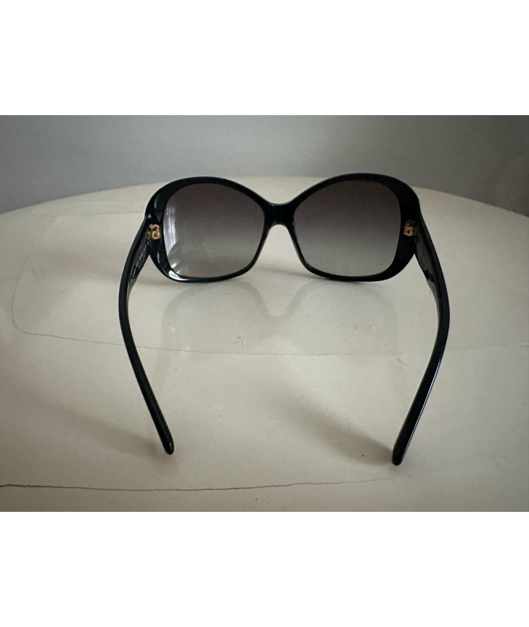PRADA Черные пластиковые солнцезащитные очки, фото 4