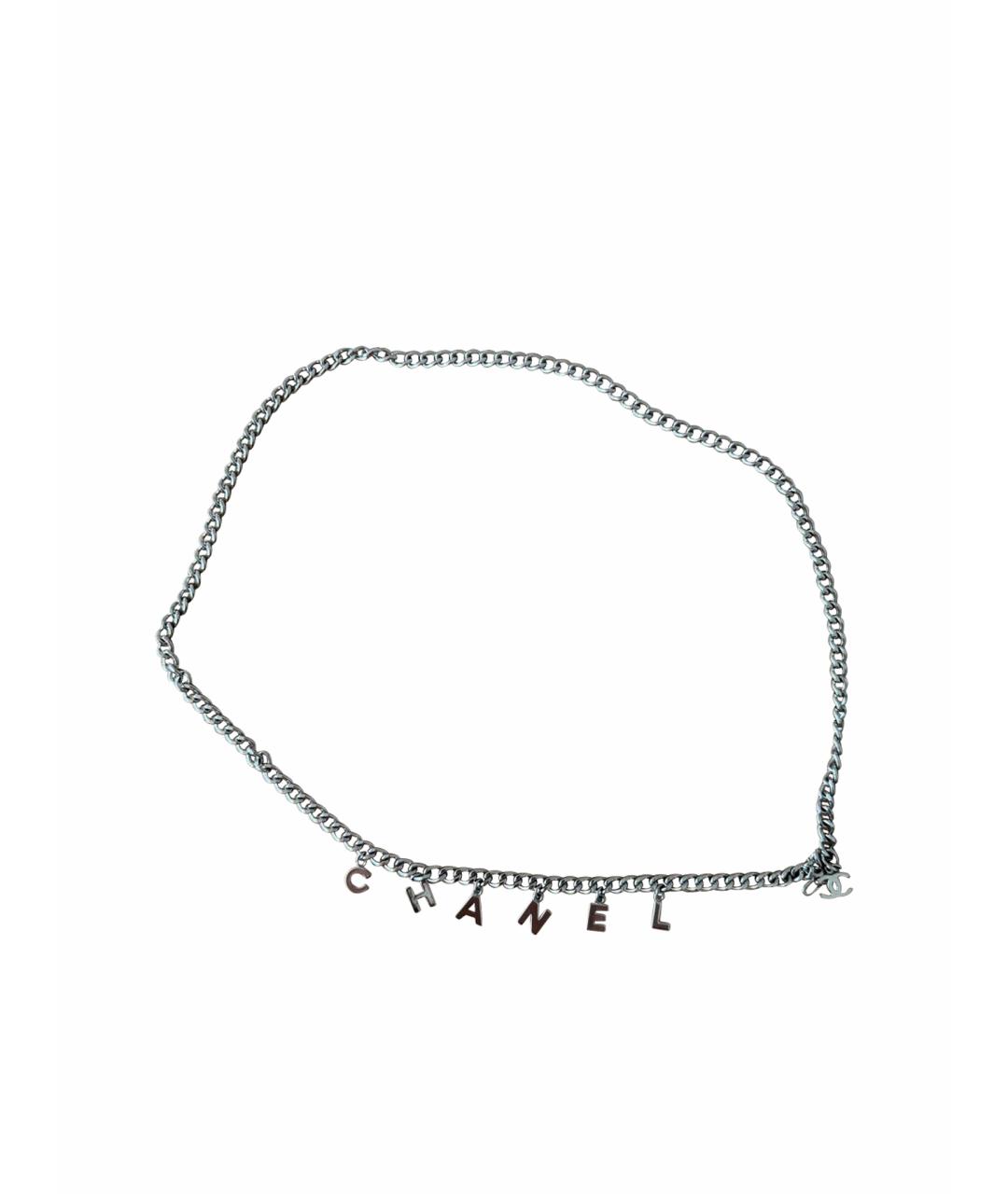 CHANEL Серебряный ремень, фото 1