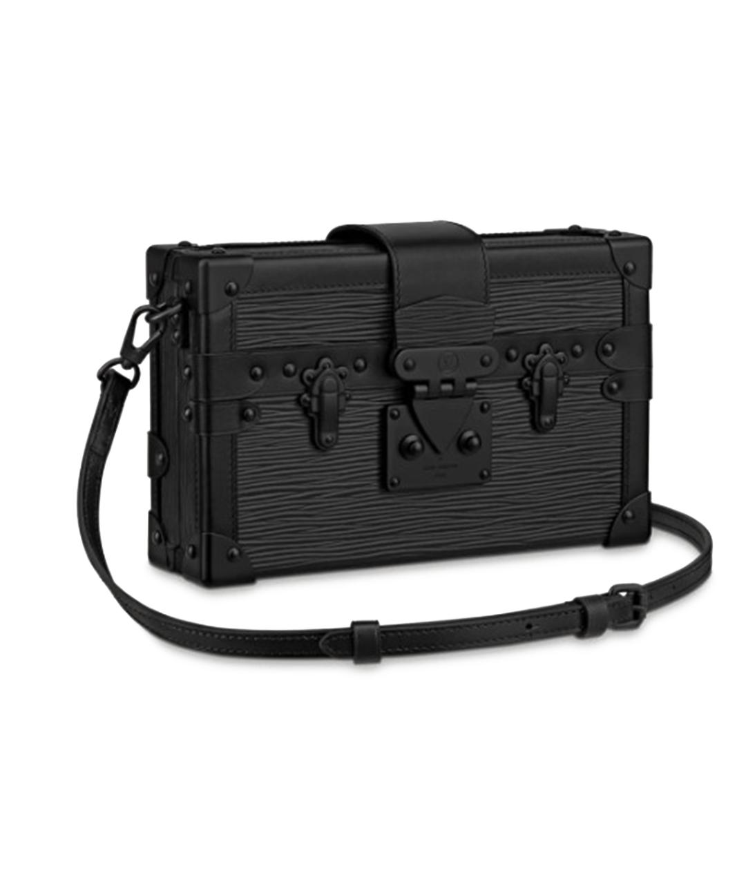 LOUIS VUITTON Черная кожаная сумка через плечо, фото 1