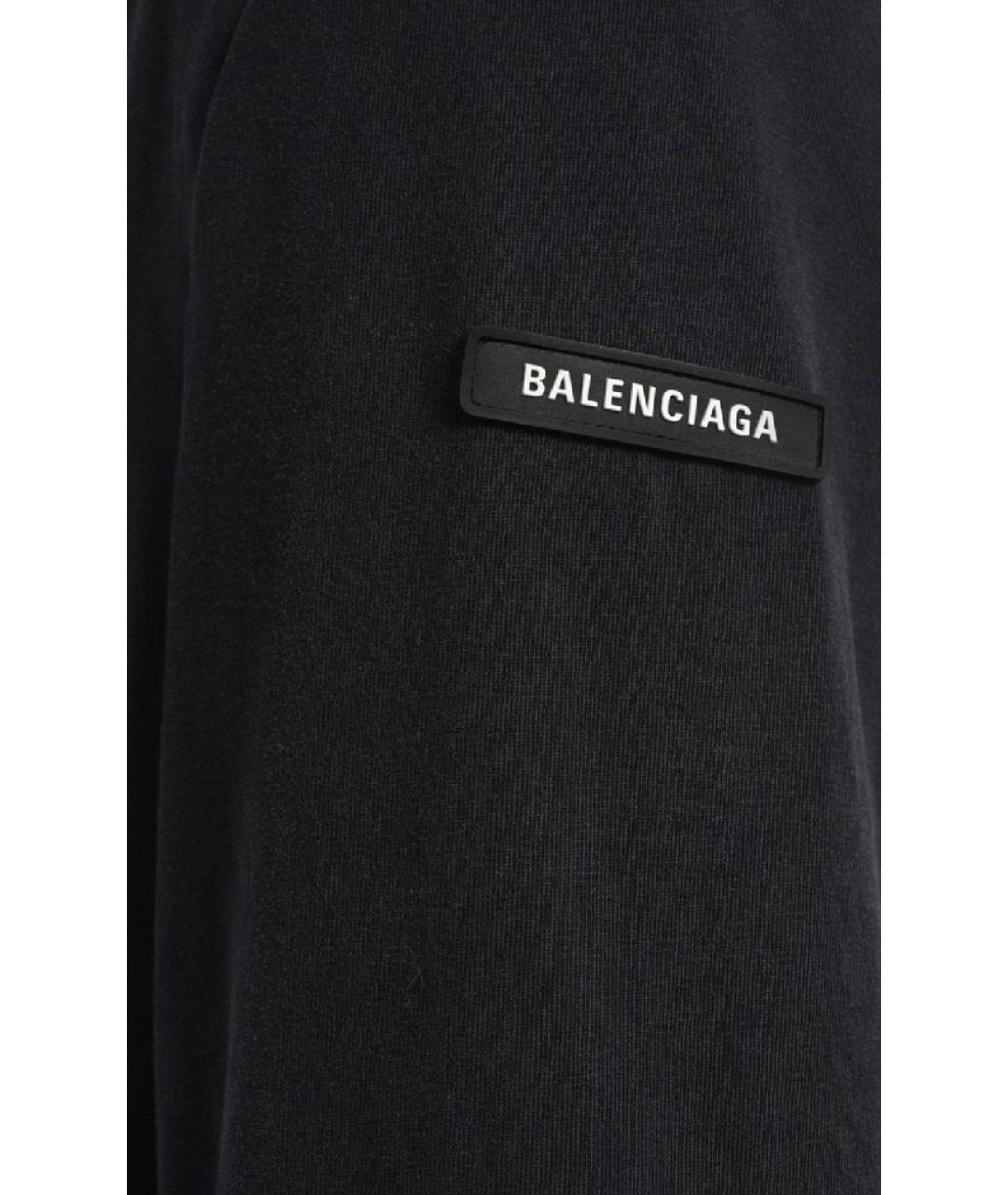 BALENCIAGA Антрацитовый хлопковый пиджак, фото 4