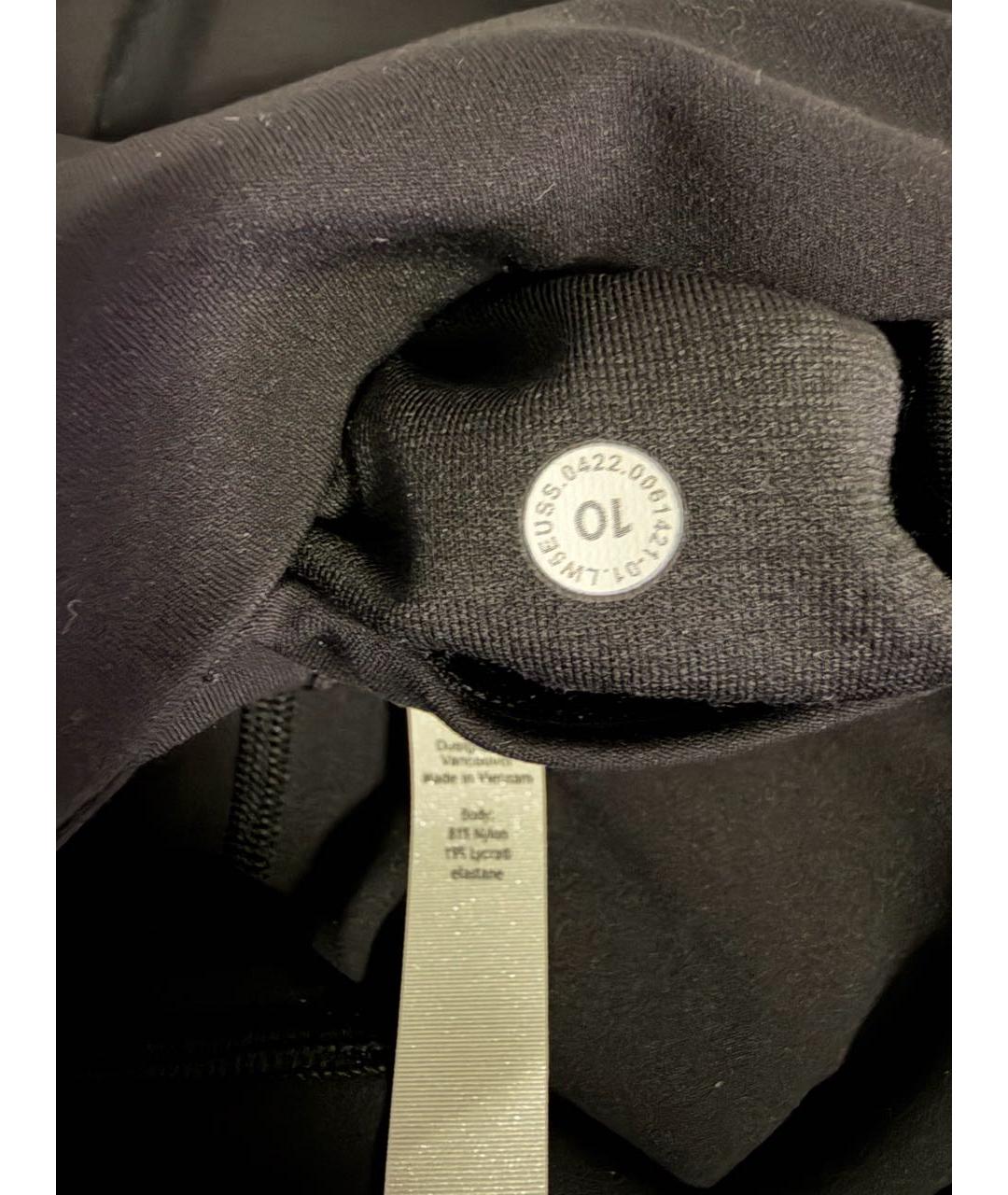 Lululemon Черные нейлоновые спортивные брюки и шорты, фото 7