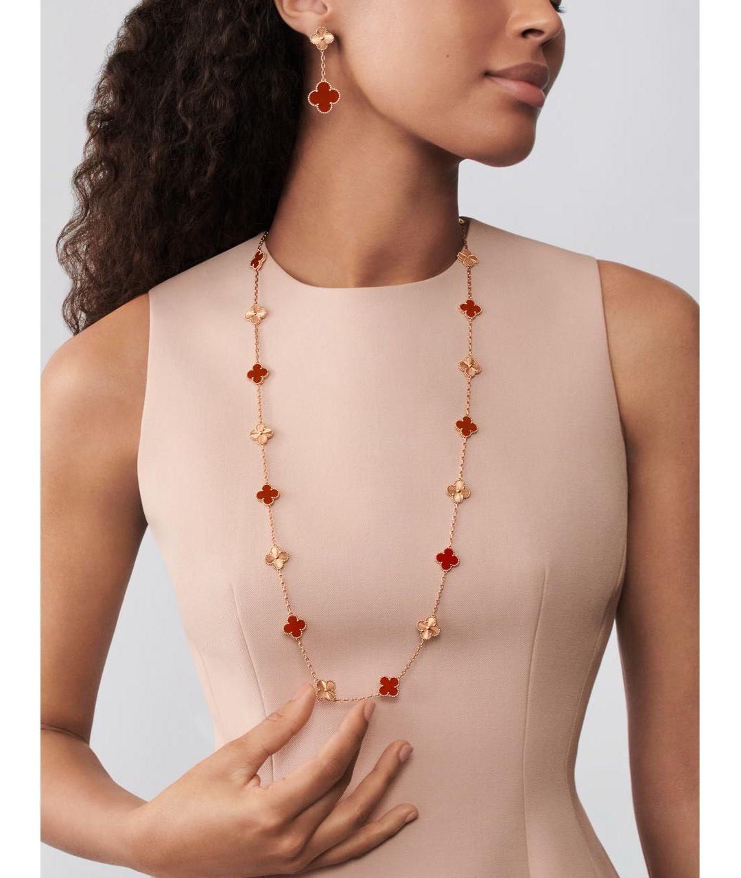 VAN CLEEF & ARPELS Золотое колье из розового золота, фото 3