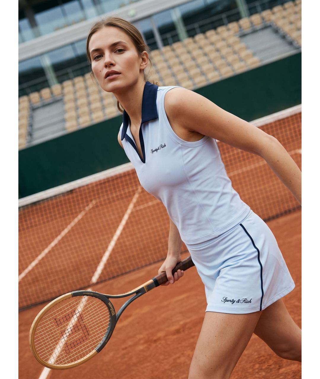 SPORTY AND RICH Голубой полиамидовый спортивные костюмы, фото 8