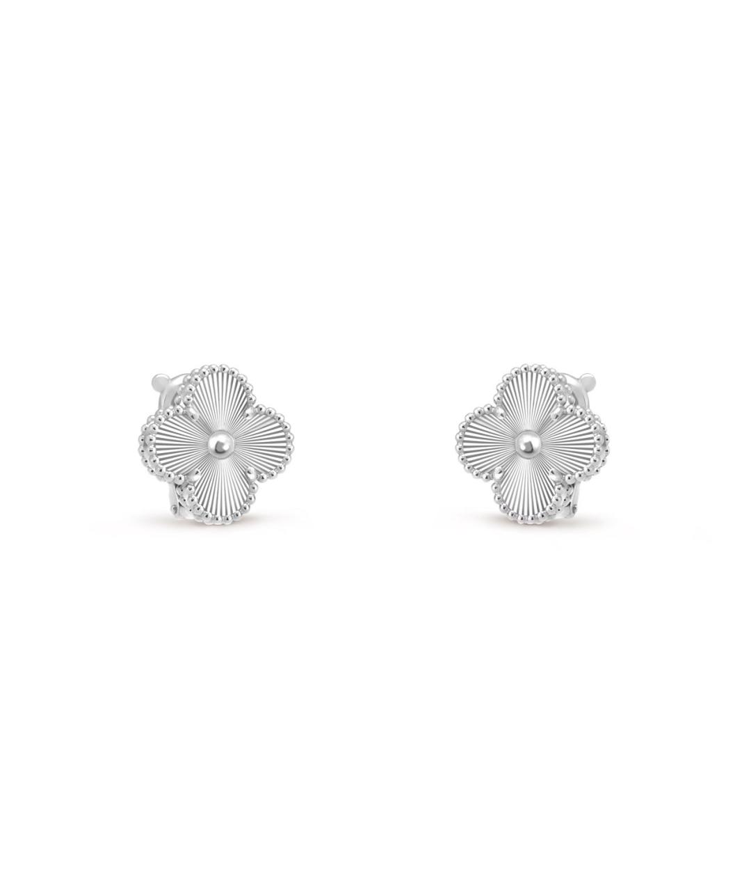 VAN CLEEF & ARPELS Серебряные серьги из белого золота, фото 2