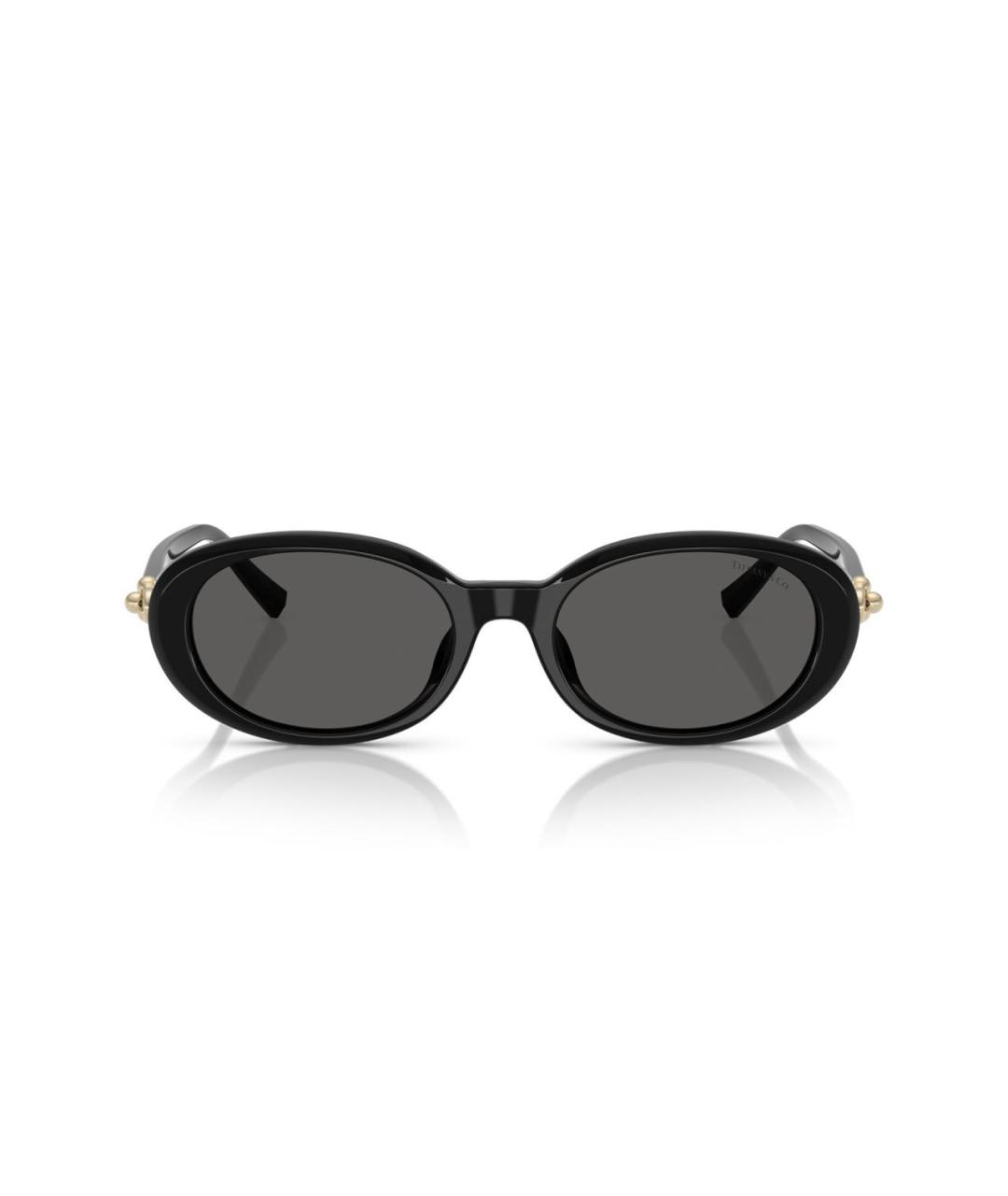 TIFFANY&CO Черные пластиковые солнцезащитные очки, фото 3