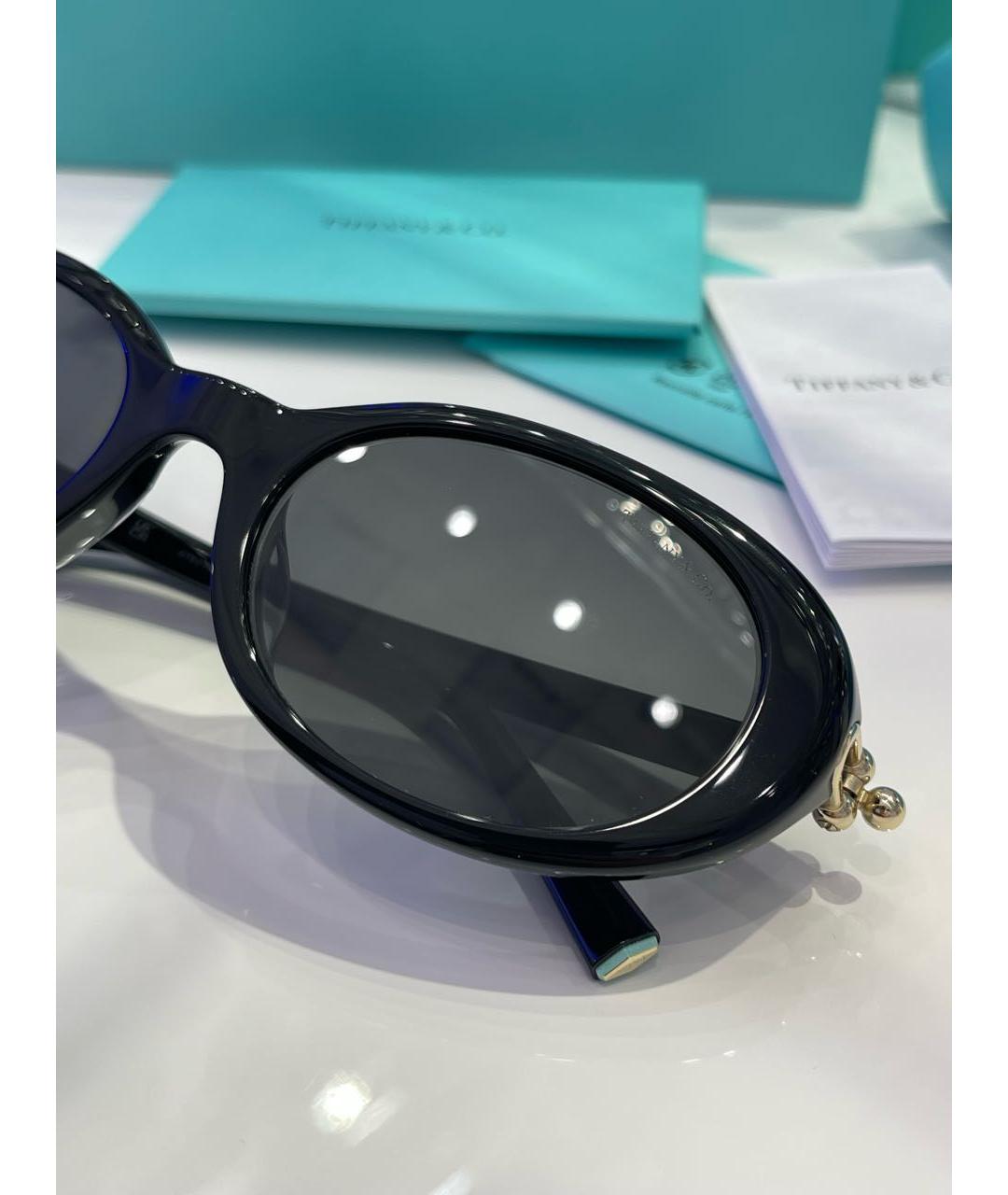 TIFFANY&CO Черные пластиковые солнцезащитные очки, фото 6