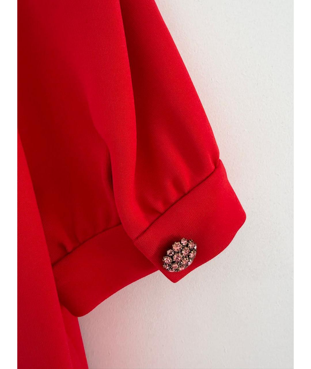 GUCCI Красное вискозное платье, фото 3