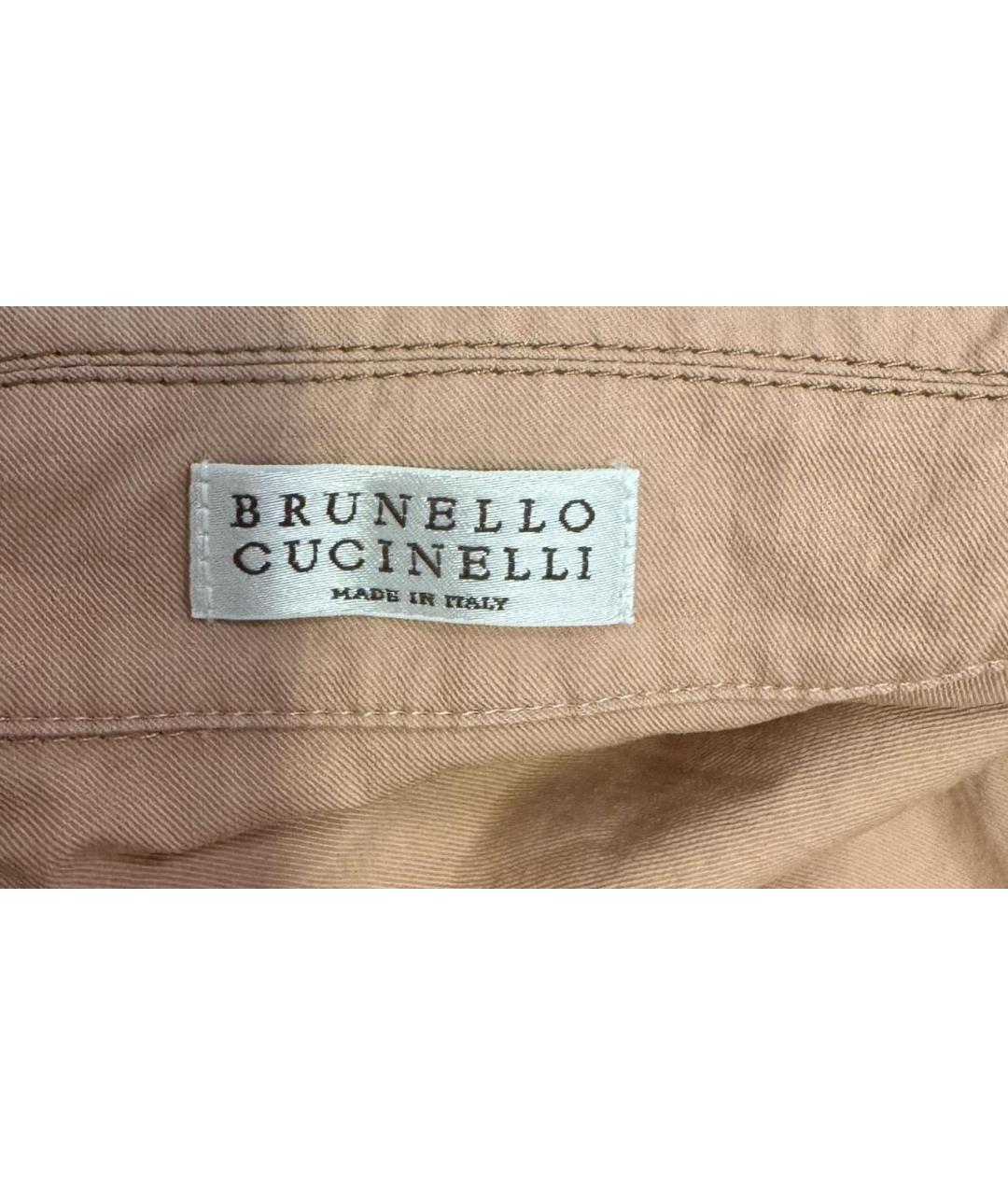 BRUNELLO CUCINELLI Розовый хлопковый комбинезон, фото 5