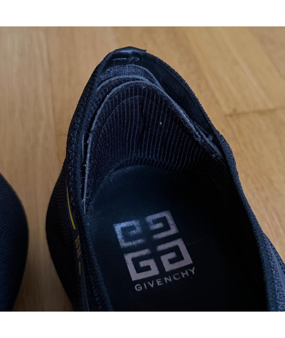 GIVENCHY Черные синтетические низкие кроссовки / кеды, фото 6