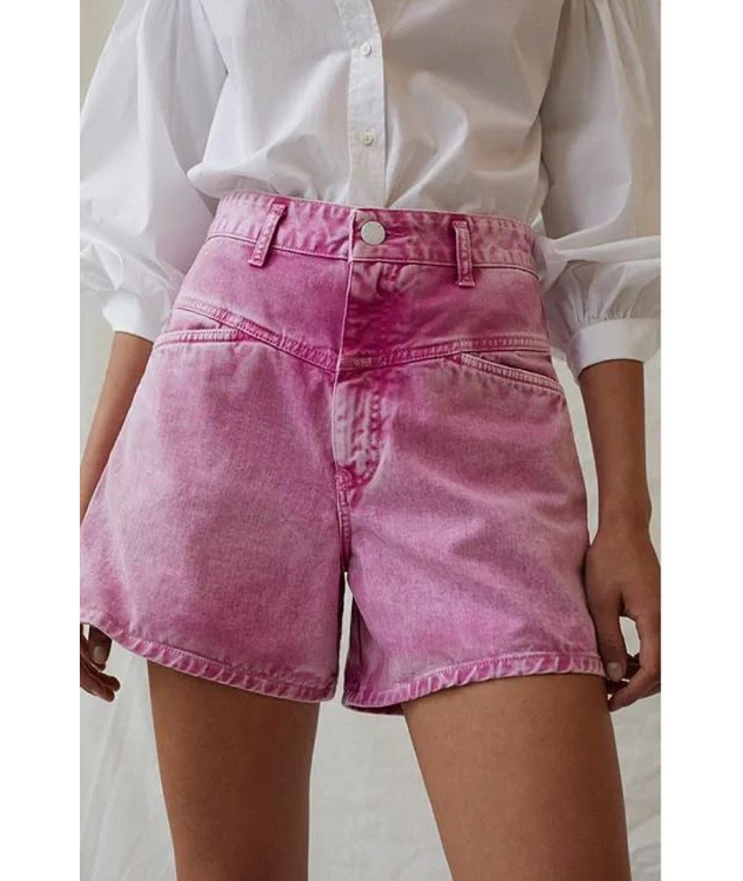 ISABEL MARANT Фиолетовые хлопковые шорты, фото 2
