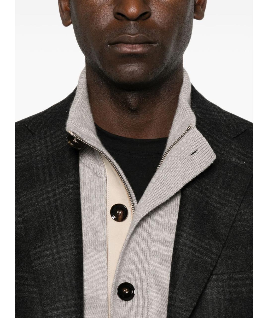 BRIONI Серый джемпер / свитер, фото 3