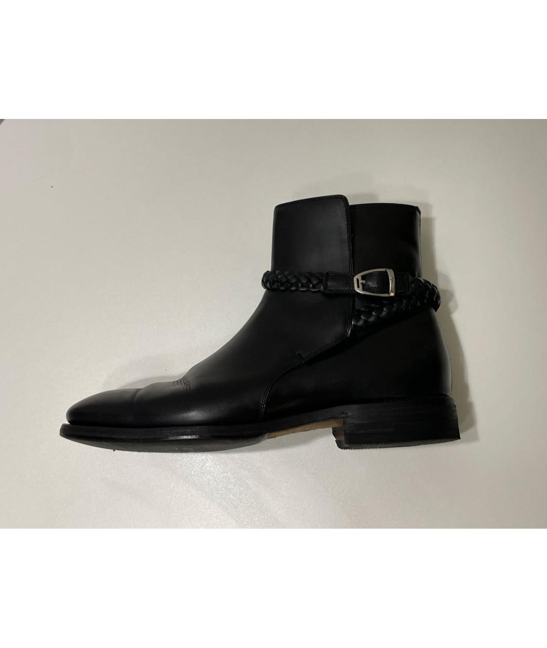 GUCCI Черные кожаные высокие ботинки, фото 6