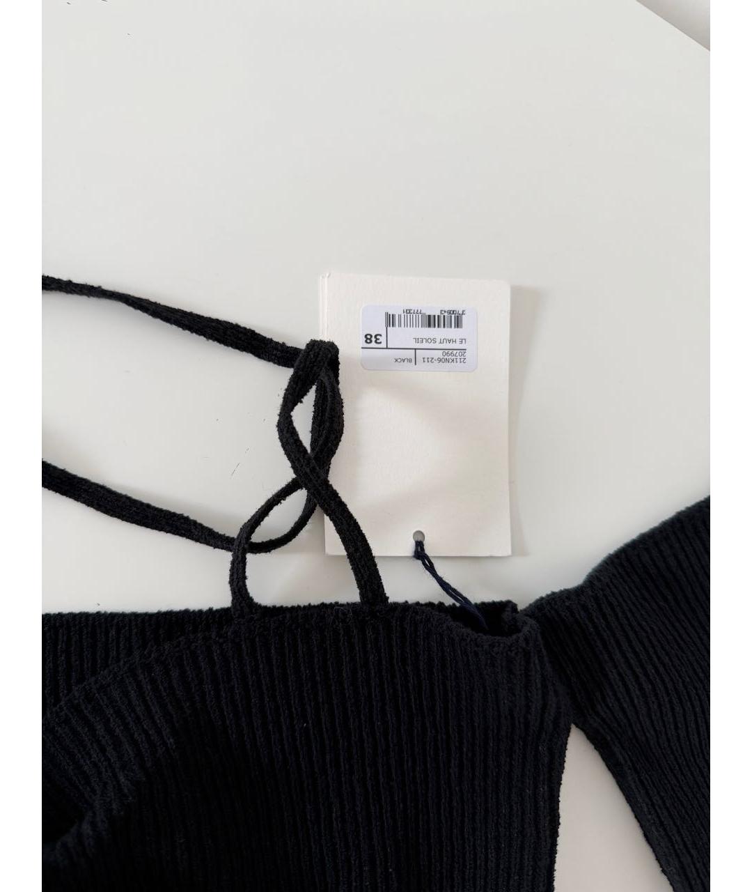 JACQUEMUS Черная хлопковая майка, фото 3