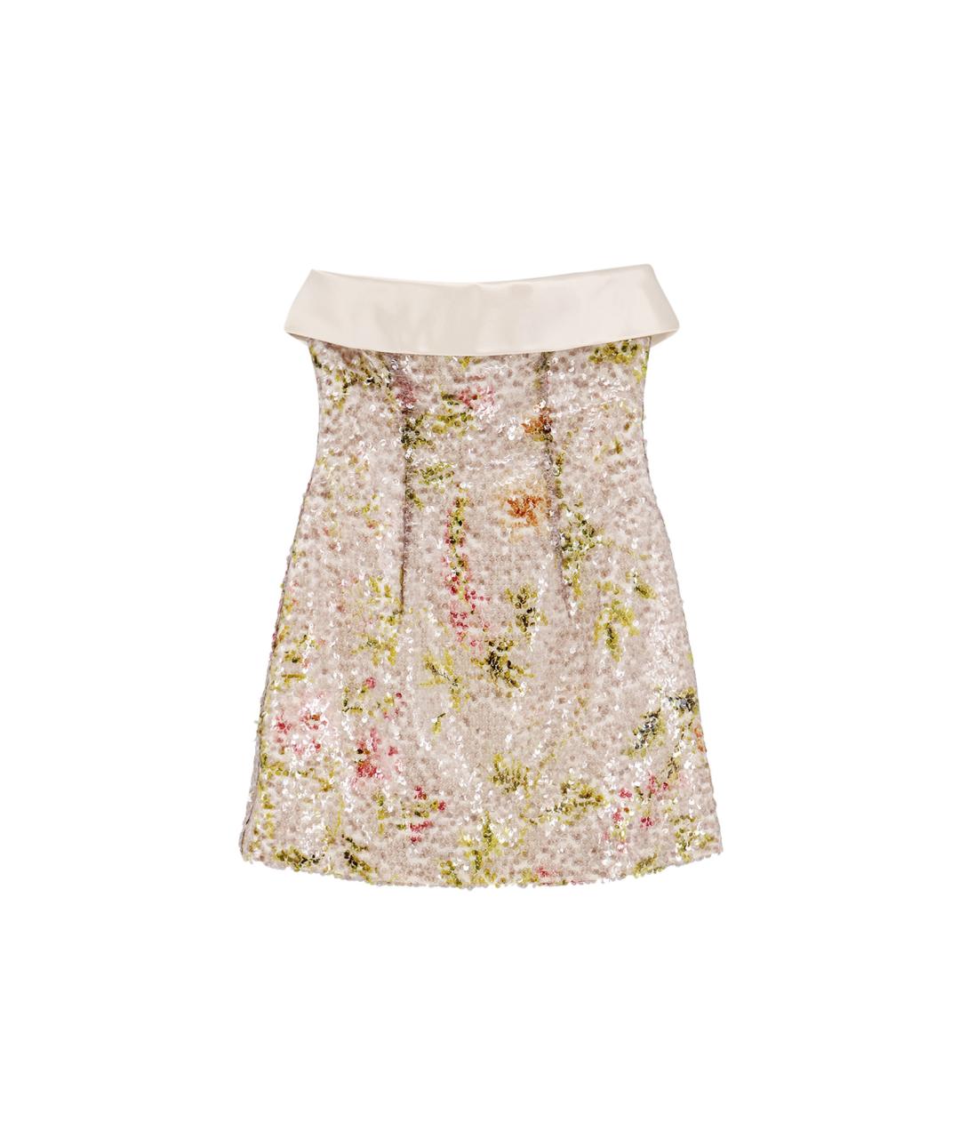 ALBERTA FERRETTI Мульти полиэстеровое коктейльное платье, фото 1