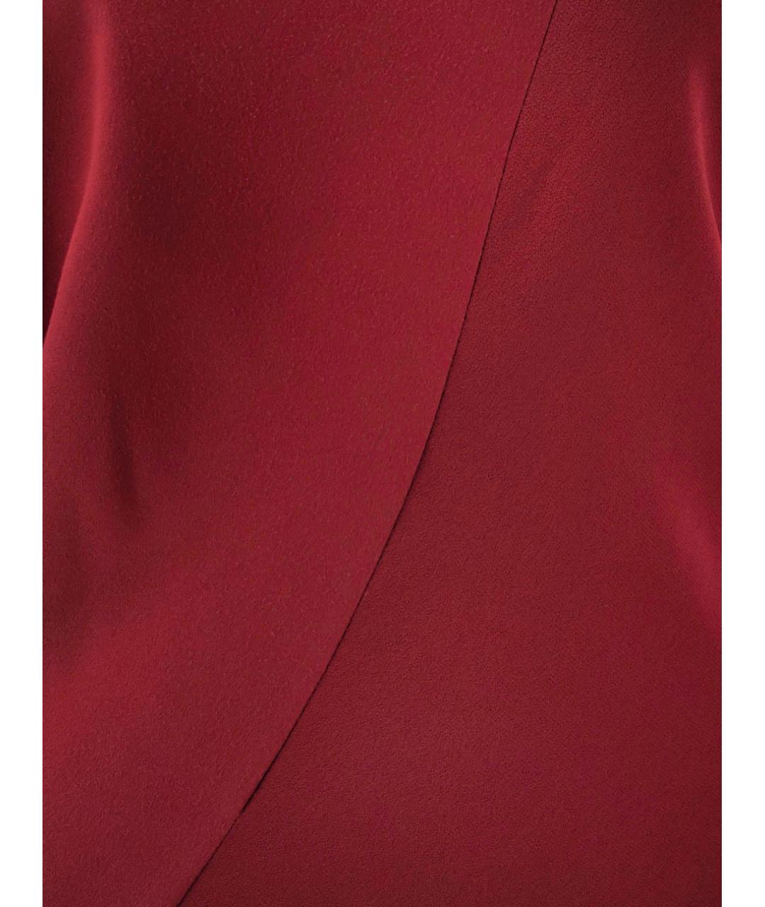 ALBERTA FERRETTI Красное вискозное коктейльное платье, фото 3