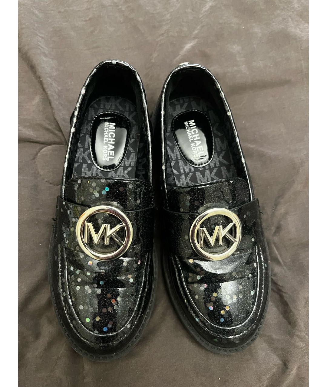 MICHAEL KORS Черные туфли из лакированной кожи, фото 2