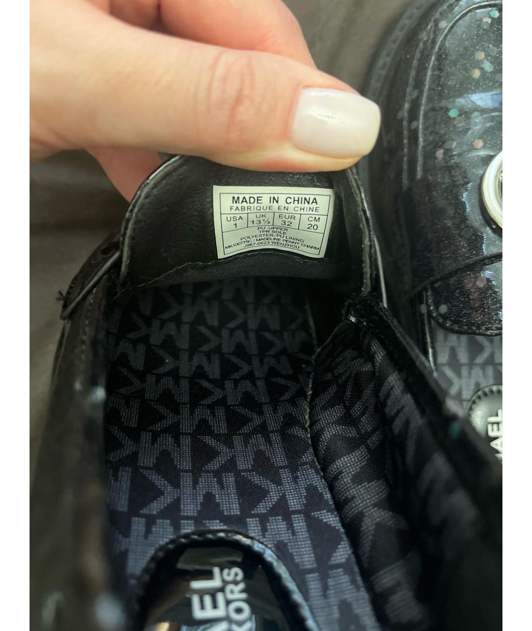 MICHAEL KORS Черные туфли из лакированной кожи, фото 7