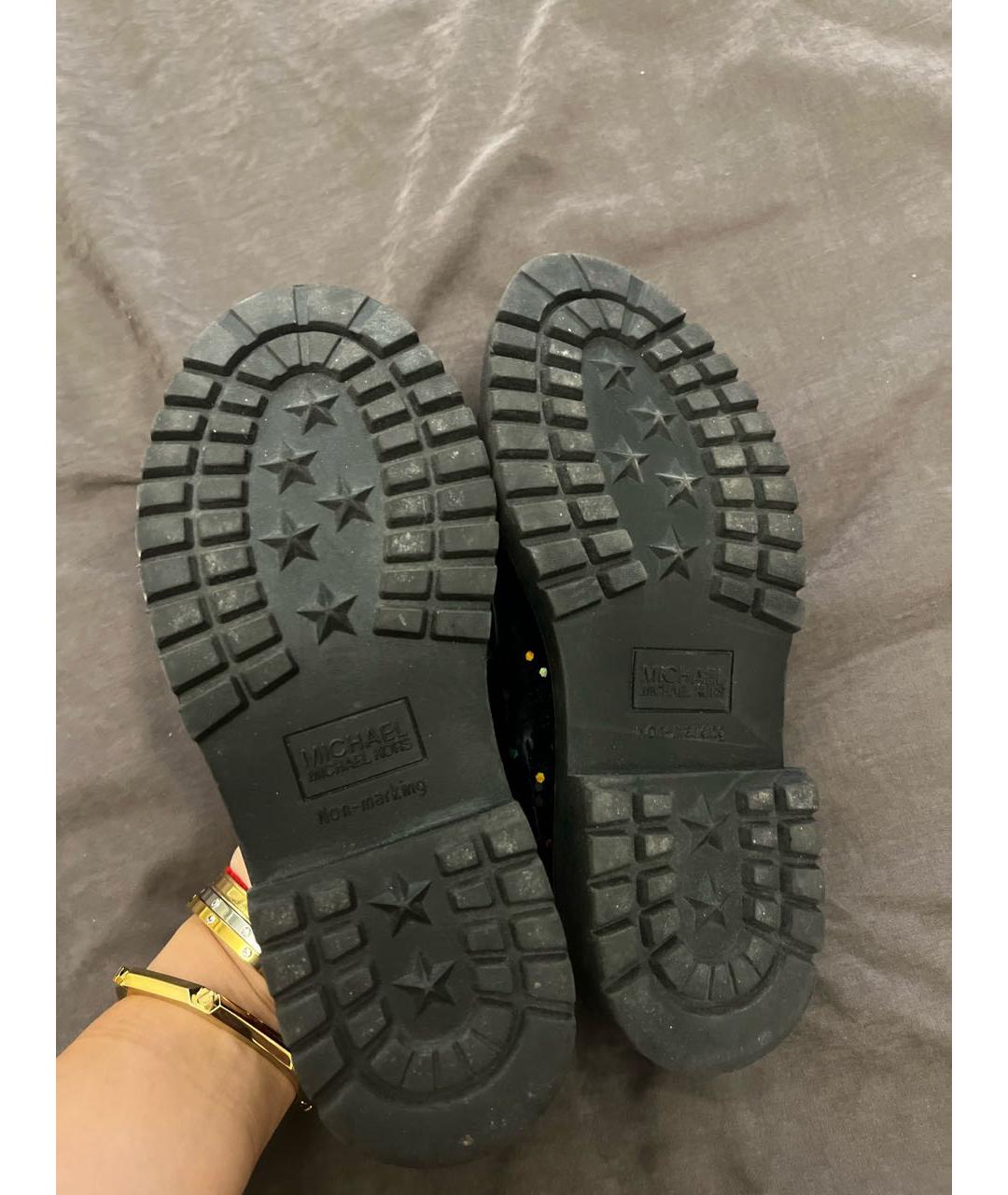 MICHAEL KORS Черные туфли из лакированной кожи, фото 4