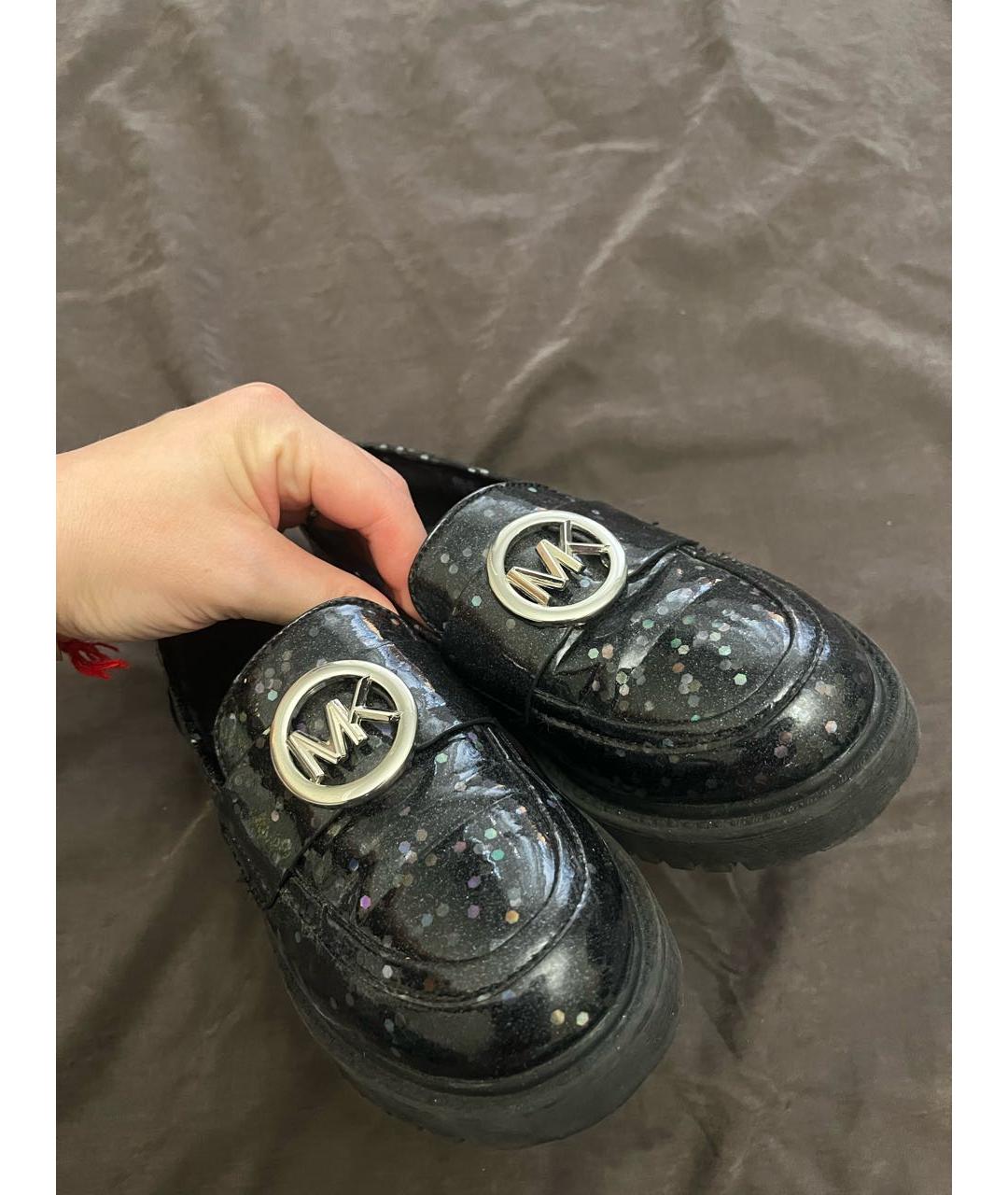 MICHAEL KORS Черные туфли из лакированной кожи, фото 3