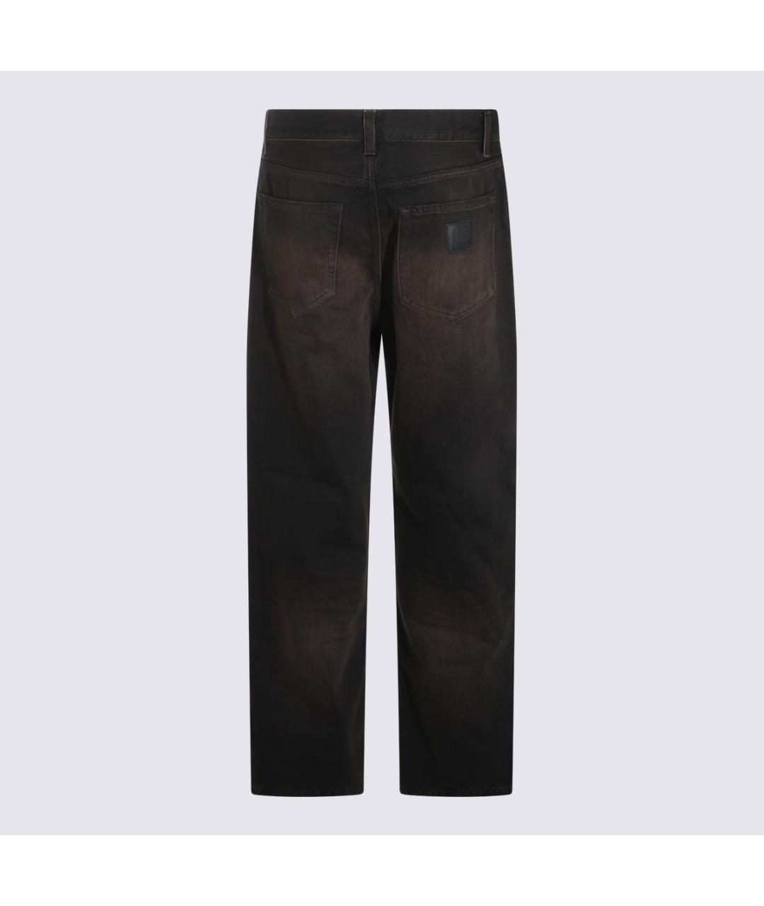CARHARTT WIP Коричневые хлопковые прямые джинсы, фото 3