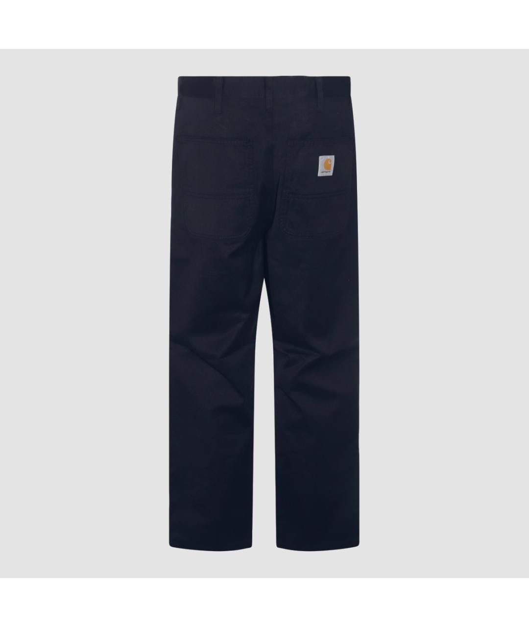 CARHARTT WIP Темно-синие хлопковые повседневные брюки, фото 2