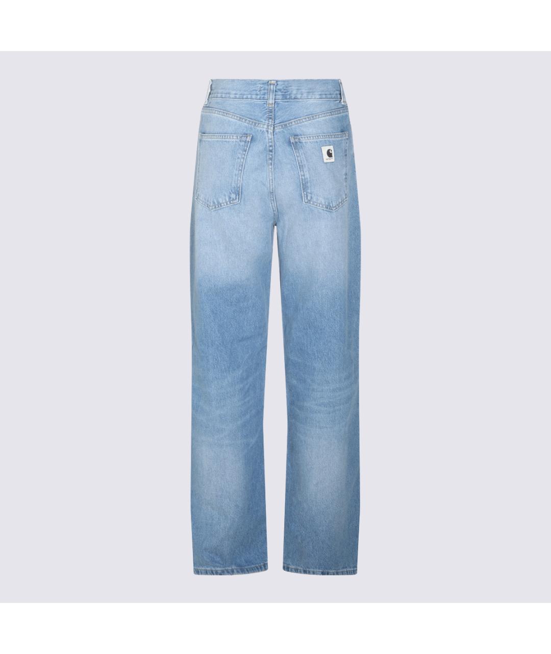 CARHARTT WIP Синие хлопковые прямые джинсы, фото 2