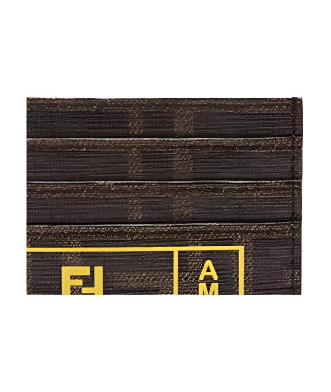 FENDI Коричневый кардхолдер, фото 5
