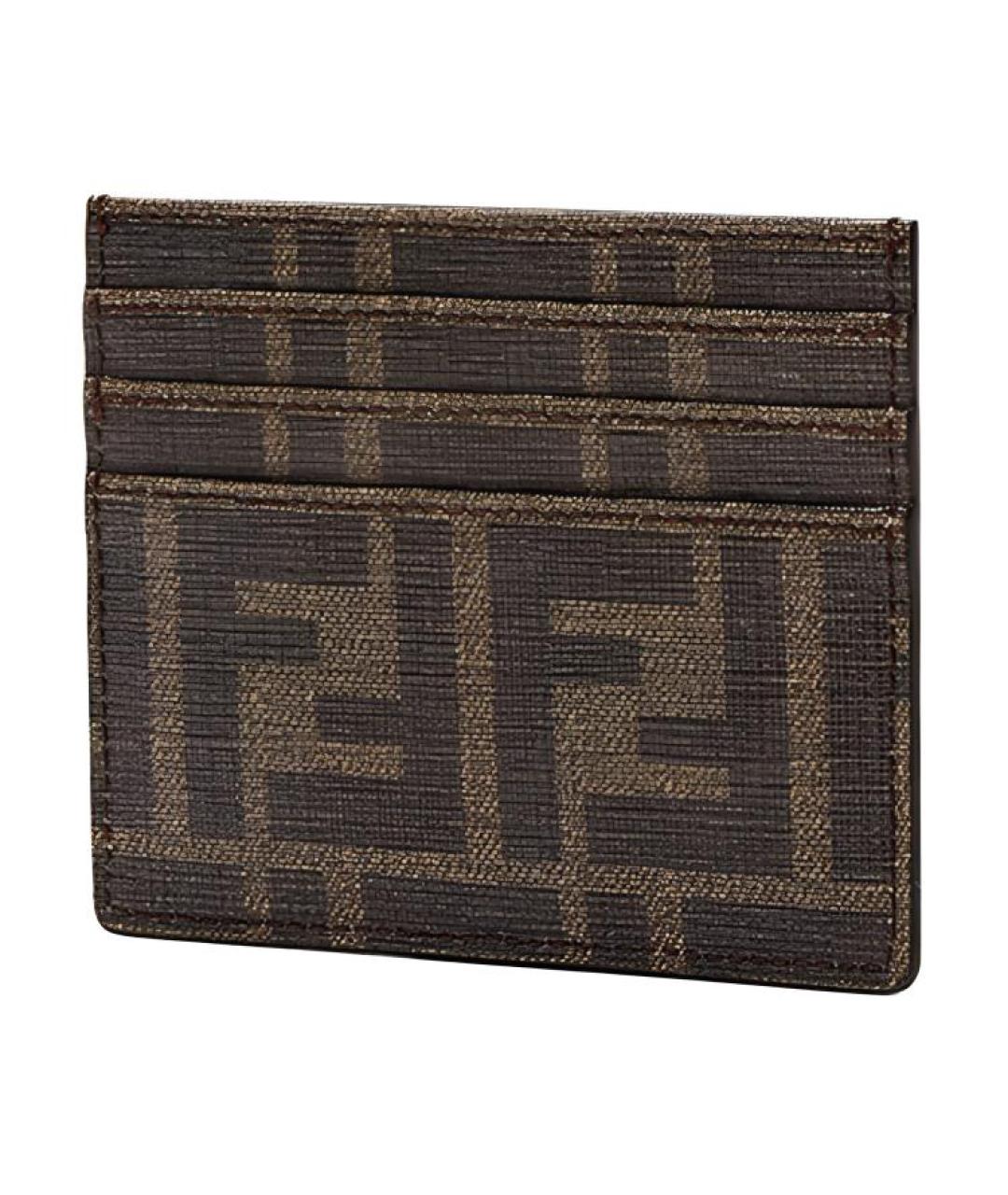 FENDI Коричневый кардхолдер, фото 3