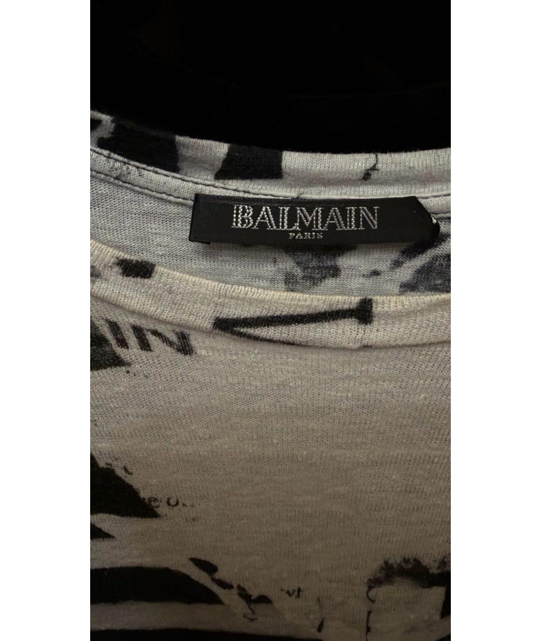 BALMAIN Белая майка, фото 4