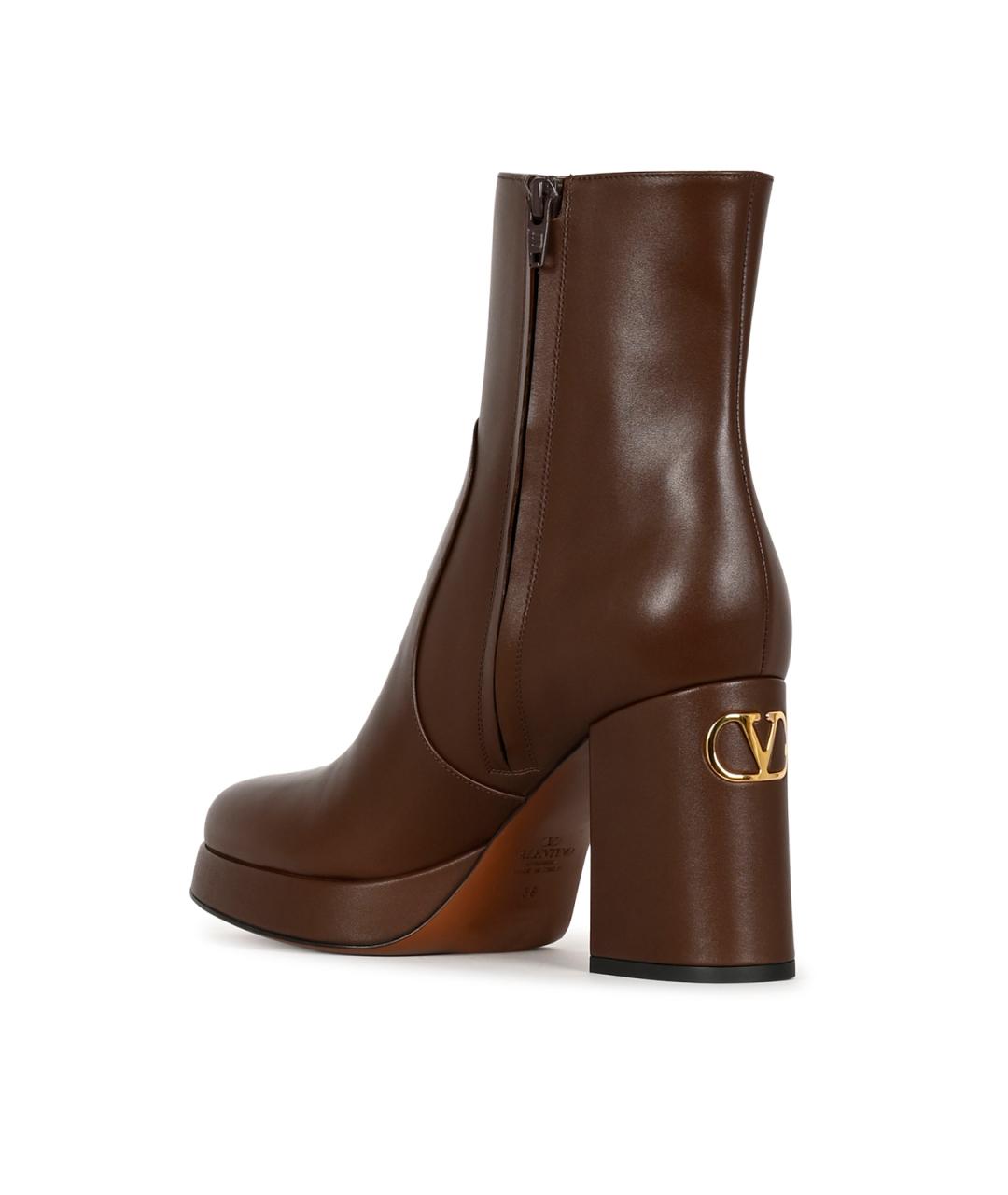 VALENTINO Коричневые ботильоны, фото 3