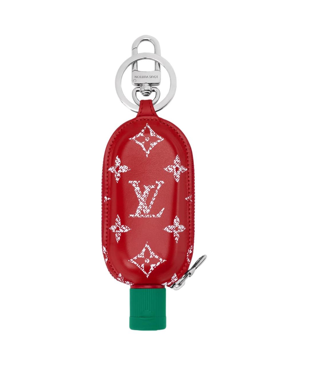 LOUIS VUITTON Красный кожаный кошелек, фото 2