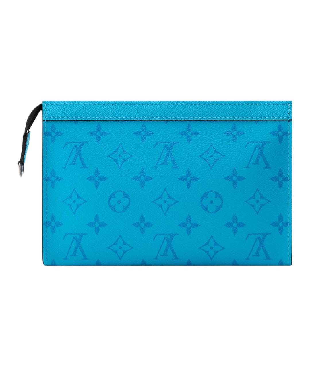 LOUIS VUITTON Синяя сумка на плечо из канвы, фото 3