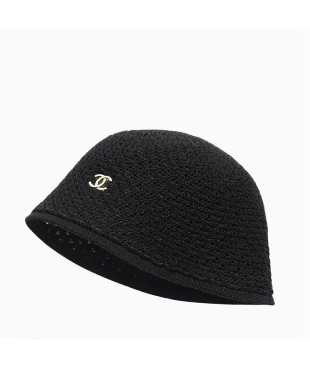 CHANEL Черная панама, фото 2