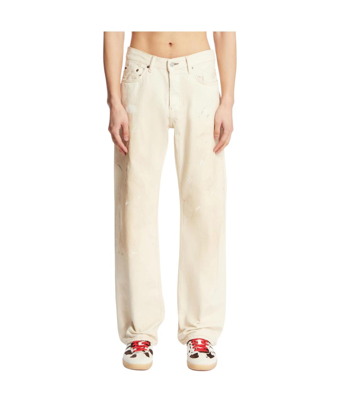 ACNE STUDIOS Белые прямые джинсы, фото 6