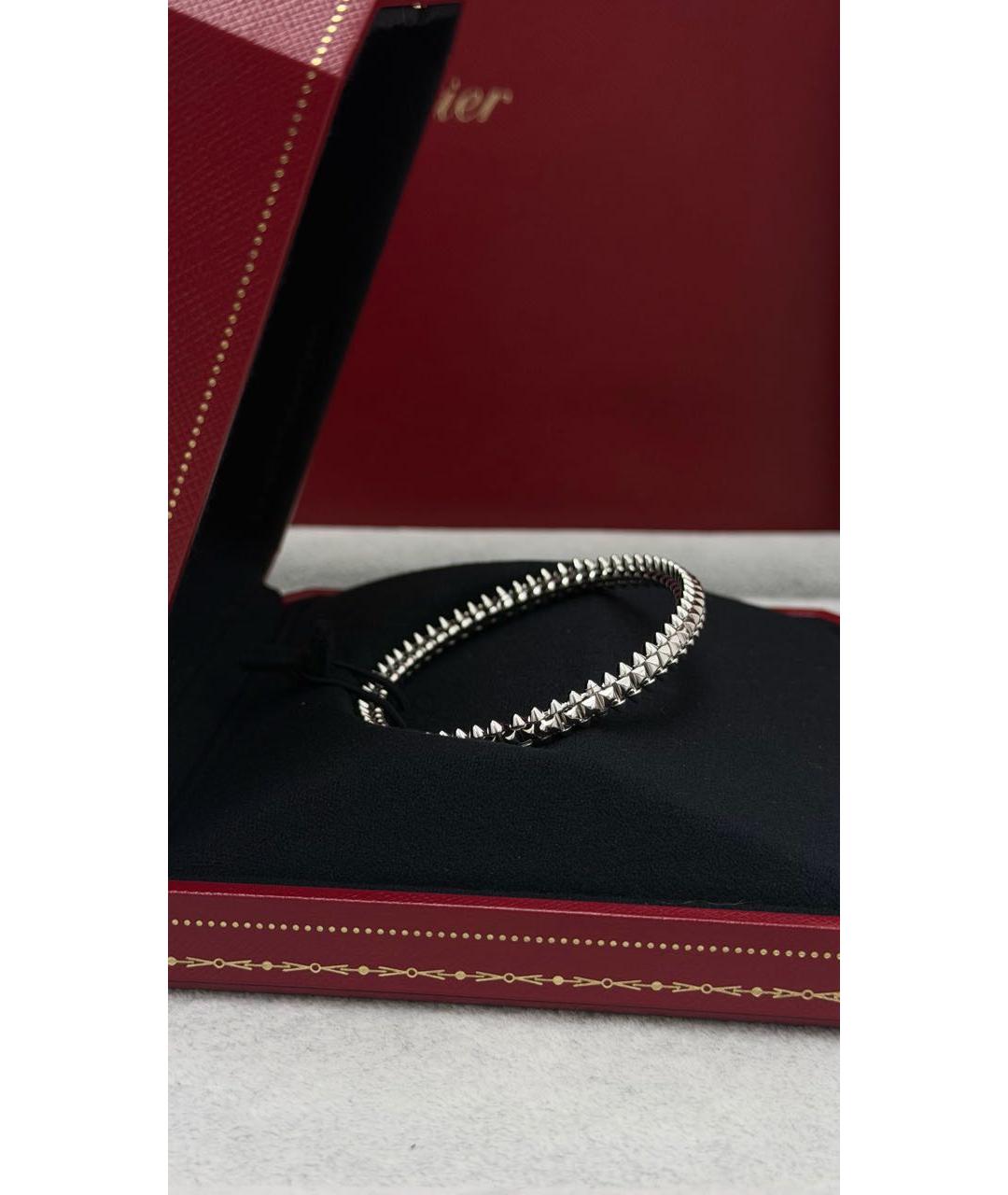 CARTIER Белый браслет из белого золота, фото 4