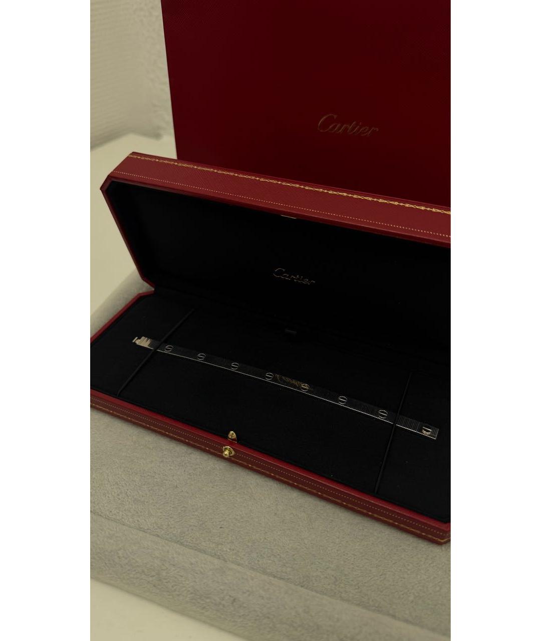 CARTIER Белый браслет из белого золота, фото 5