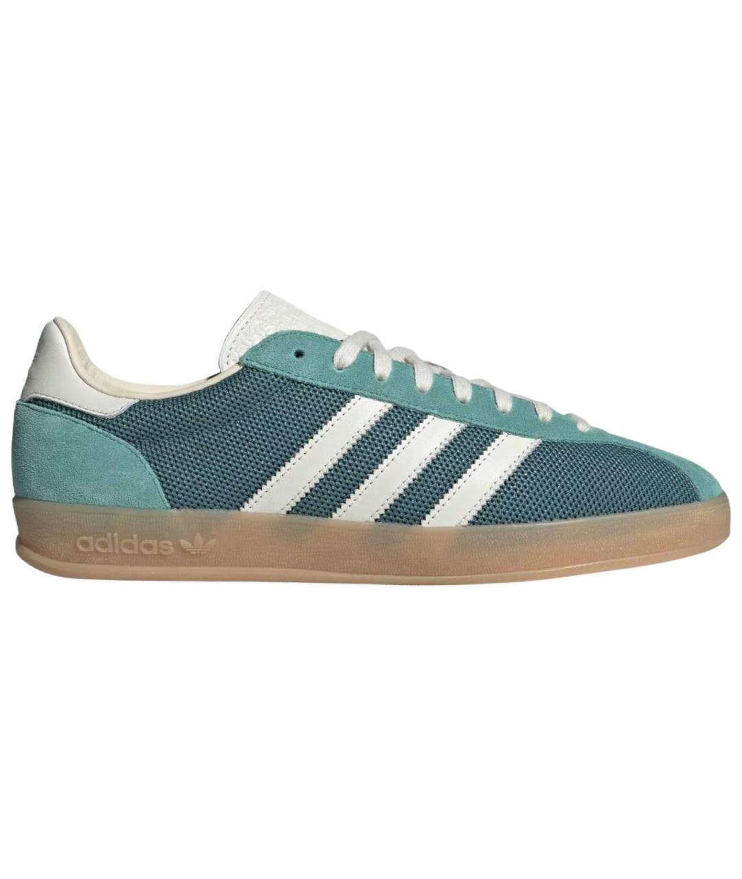 ADIDAS Зеленые замшевые кеды, фото 1