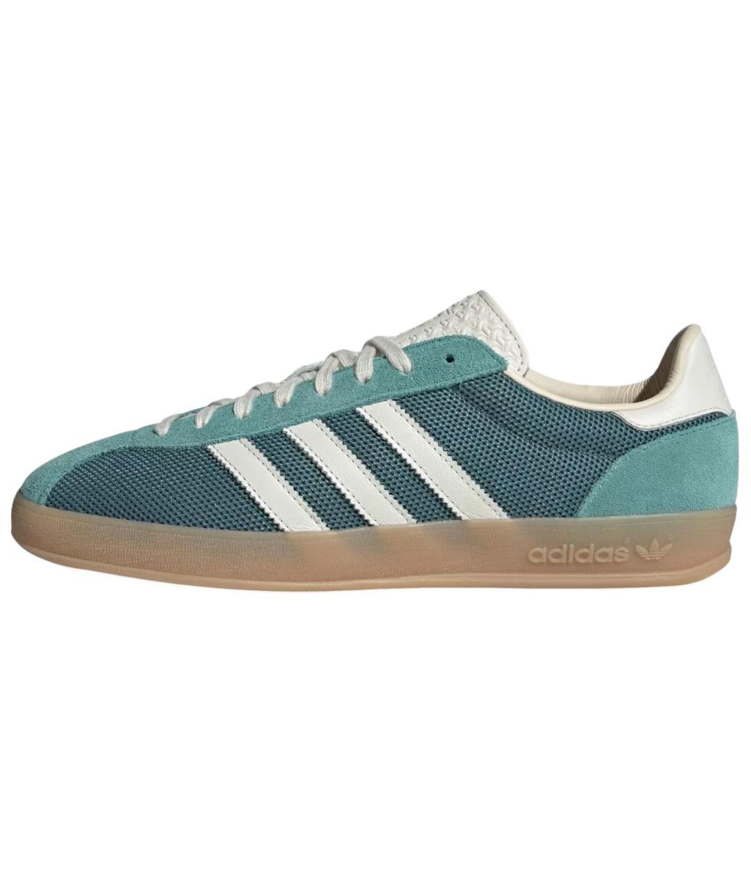 ADIDAS Зеленые замшевые кеды, фото 2