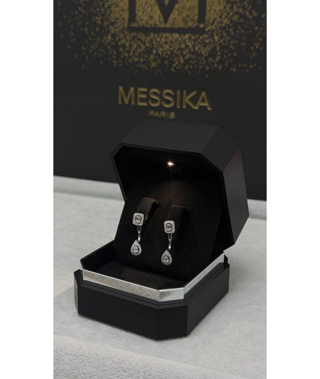 MESSIKA Белые серьги из белого золота, фото 5