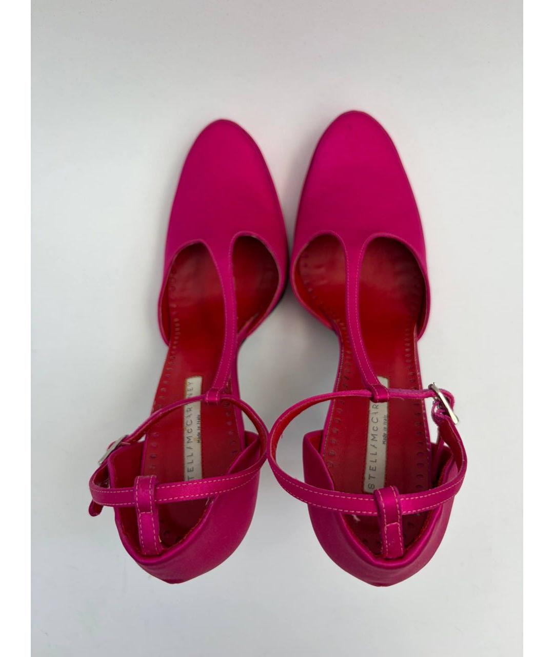 STELLA MCCARTNEY Фуксия текстильные туфли, фото 3