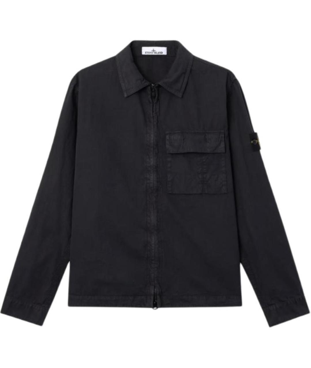 STONE ISLAND Темно-синяя рубашка, фото 1