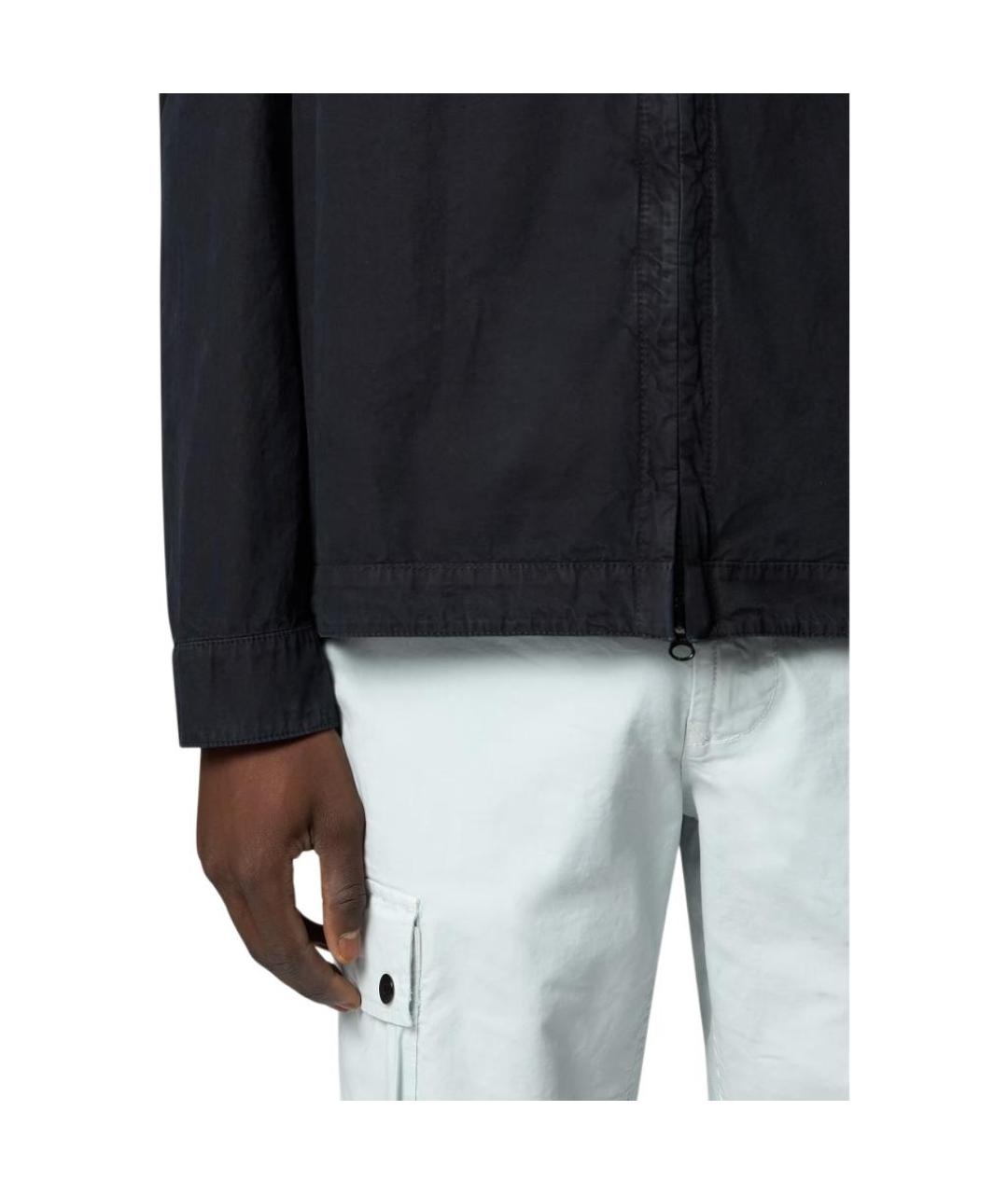 STONE ISLAND Темно-синяя рубашка, фото 5