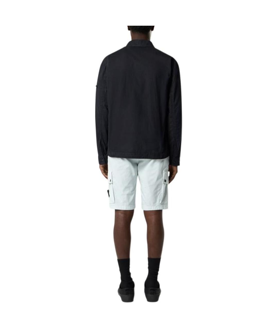 STONE ISLAND Темно-синяя рубашка, фото 4