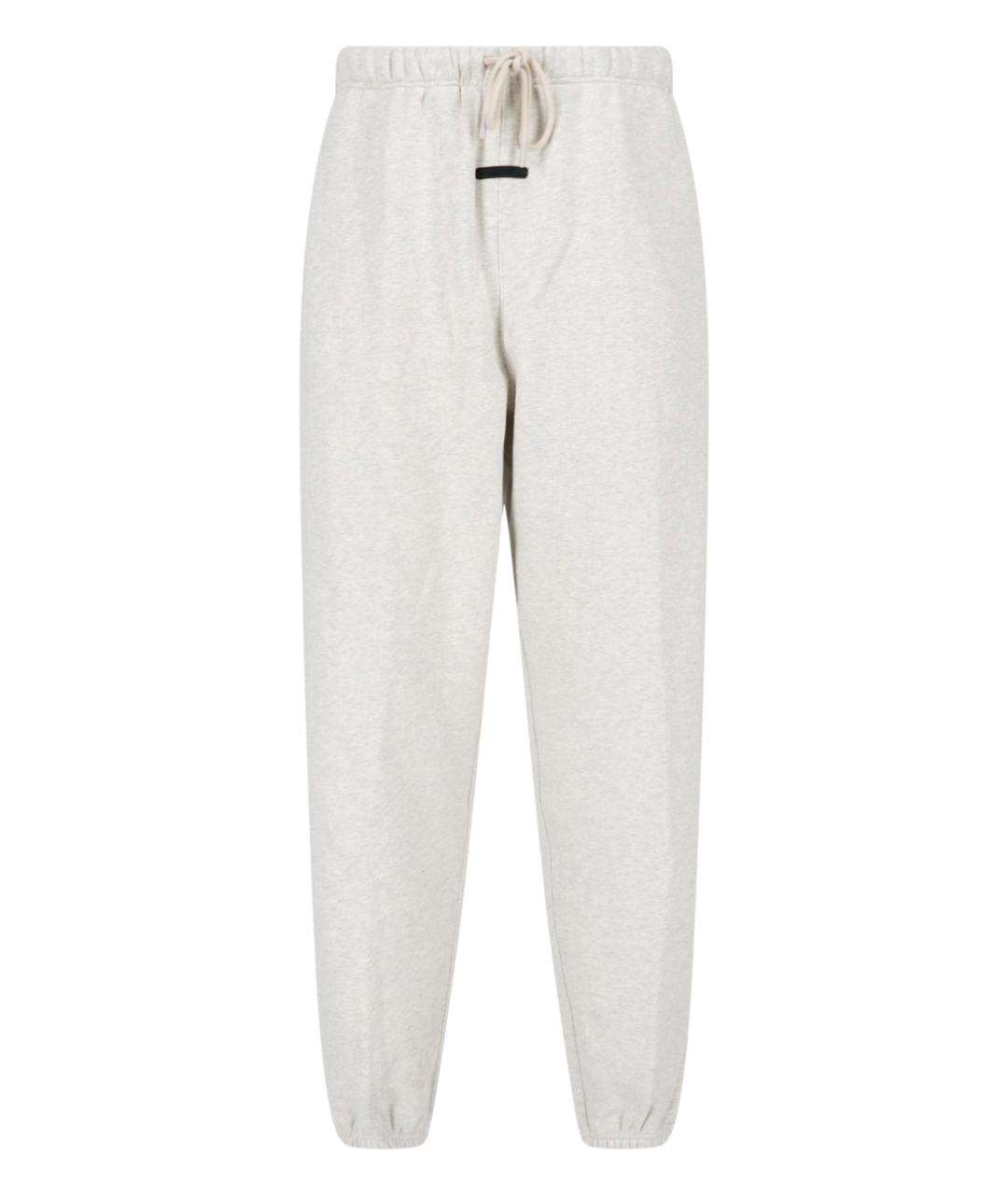 FEAR OF GOD ESSENTIALS Серые хлопковые повседневные брюки, фото 1