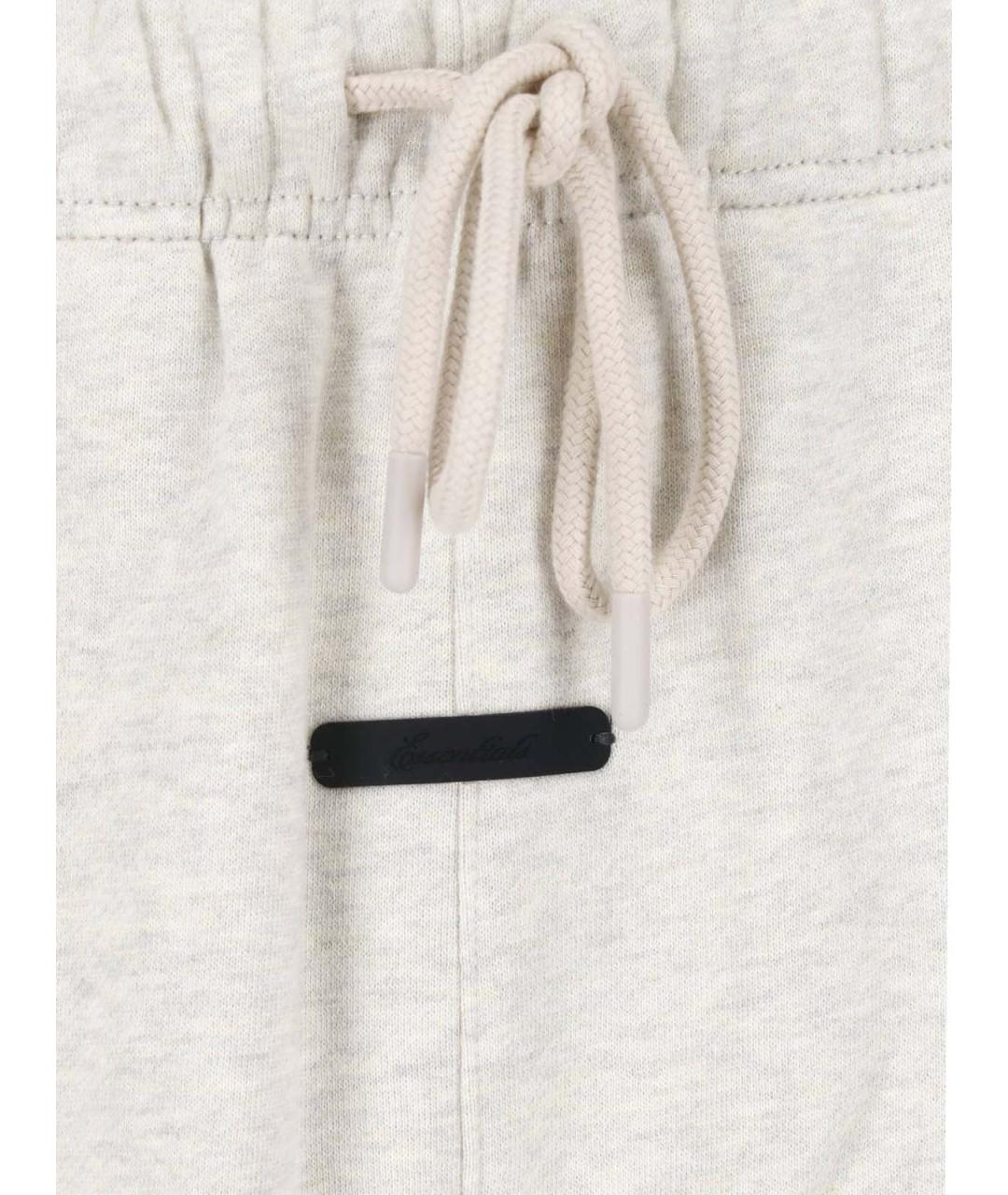 FEAR OF GOD ESSENTIALS Серые хлопковые повседневные брюки, фото 5