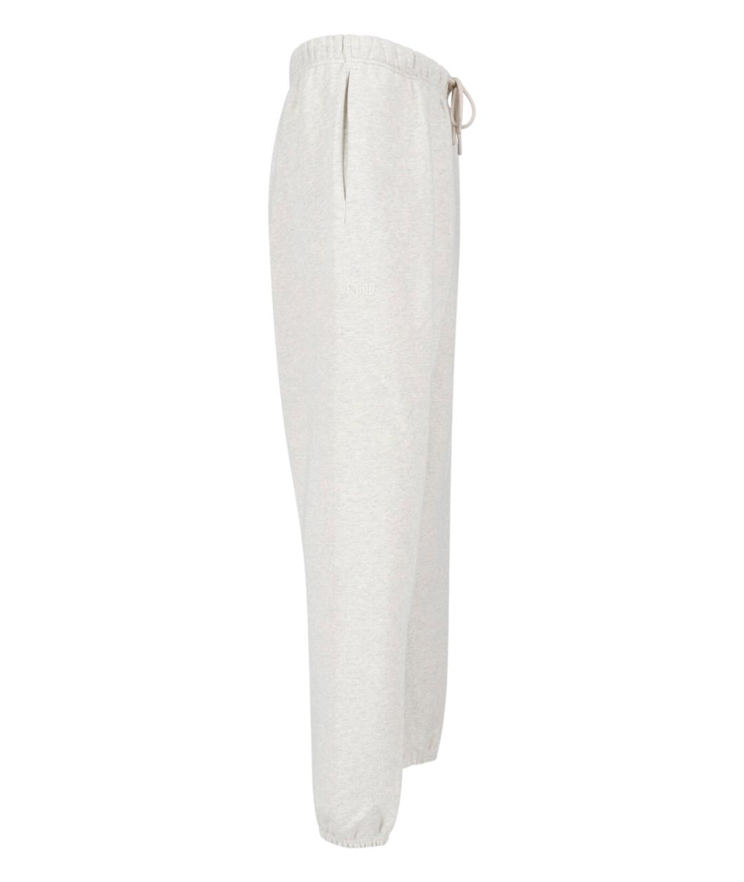 FEAR OF GOD ESSENTIALS Серые хлопковые повседневные брюки, фото 3