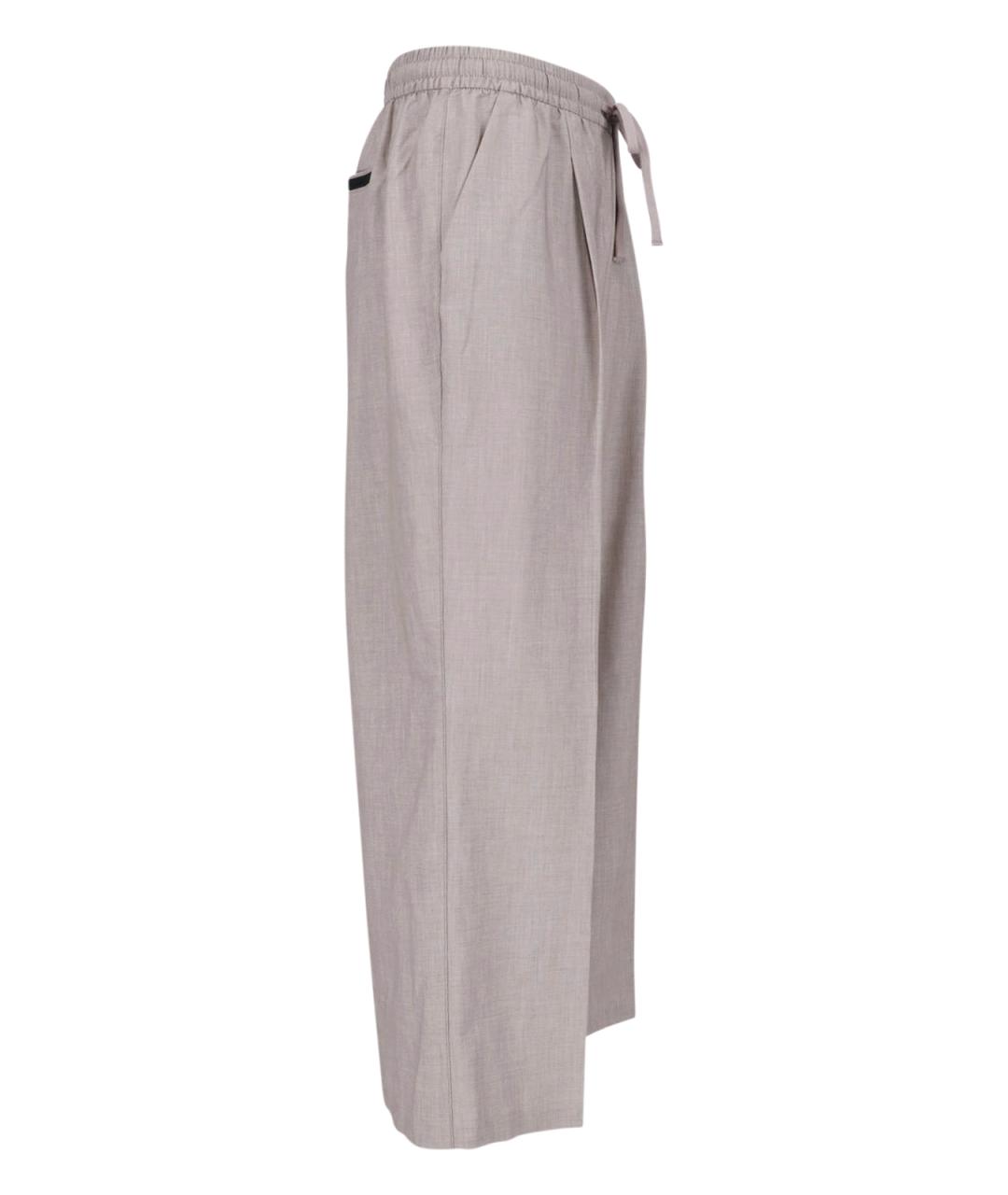 FEAR OF GOD ESSENTIALS Серые полиэстеровые повседневные брюки, фото 3