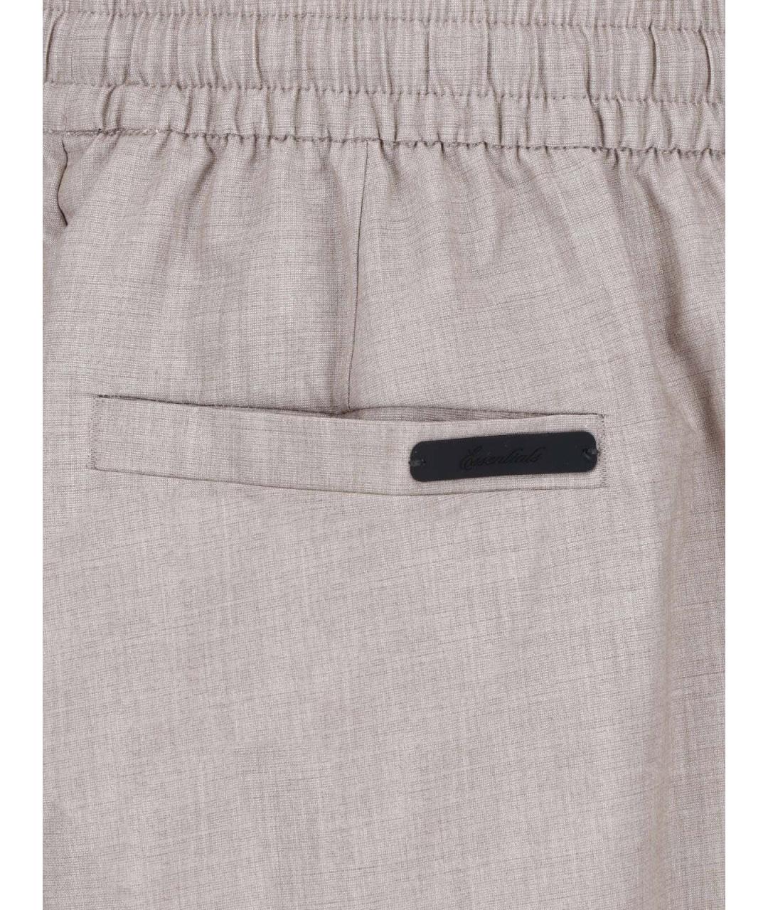FEAR OF GOD ESSENTIALS Серые полиэстеровые повседневные брюки, фото 5