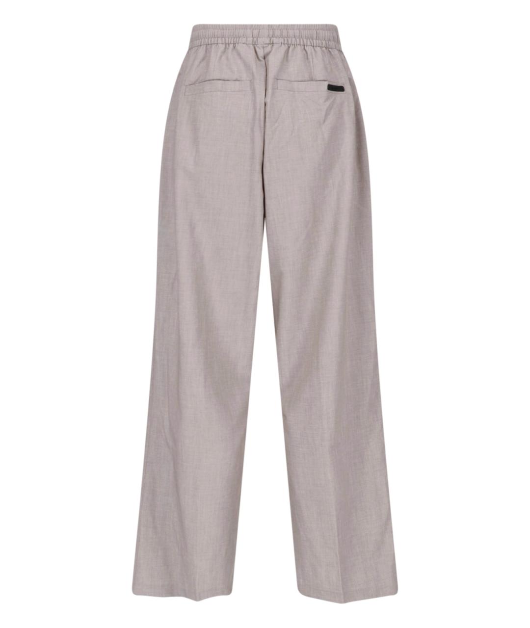 FEAR OF GOD ESSENTIALS Серые полиэстеровые повседневные брюки, фото 2