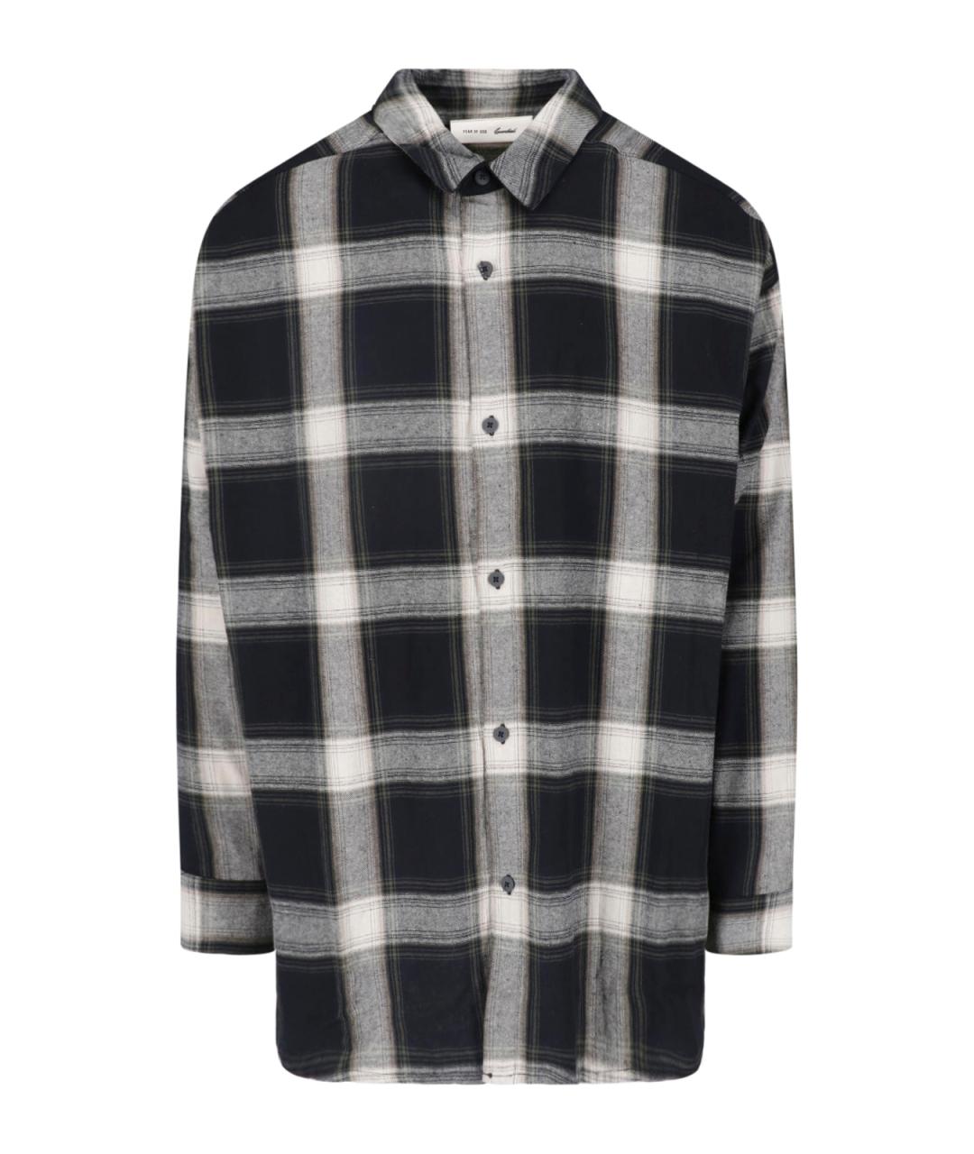 FEAR OF GOD ESSENTIALS Мульти хлопковая кэжуал рубашка, фото 1